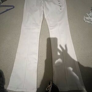 Express Women's Bright White Skyscraper Jeans